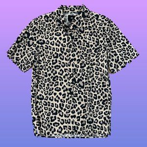 Leopard Print Shirt HM XS